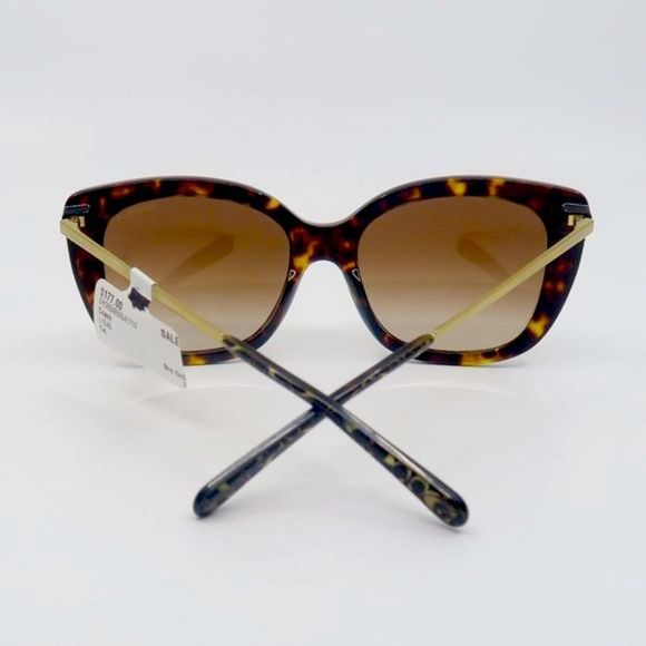 COACH HC8246 5417/13 New Brown Tortoise/Brown Gradient Women's Sunglasses - Picture 6 of 6